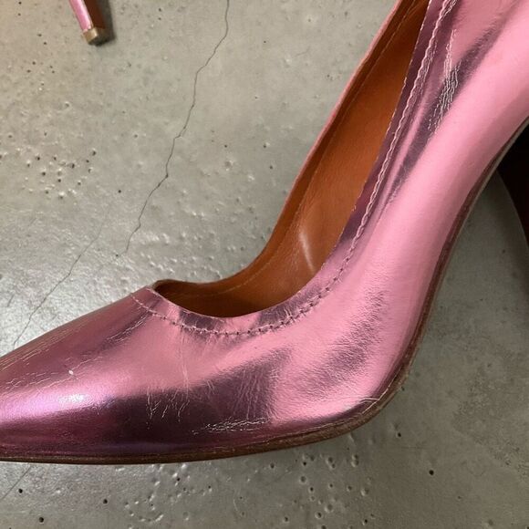 Lanvin Metallic Heels - Picture 7 of 10